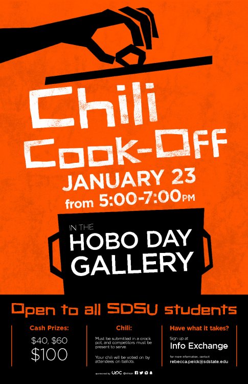 Chili Cook-Off promotional poster