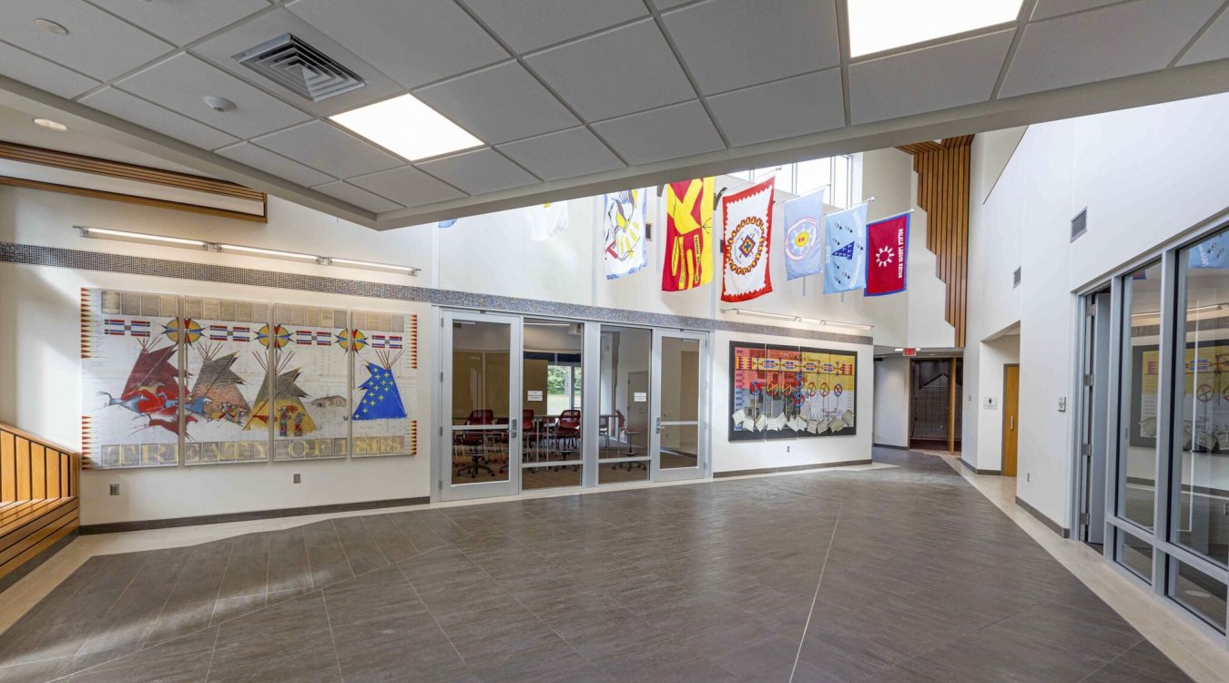 Lobby of the new American Indian Student Center