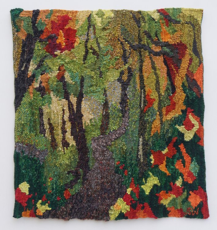Jean Selvy Wyss, Travel Series: Getting Lost, 2018, tapestry