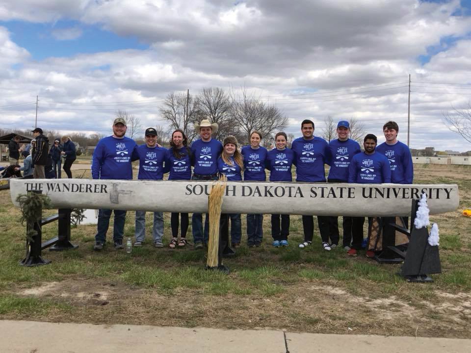 Civil and Environmental Engineering concrete canoe competition team