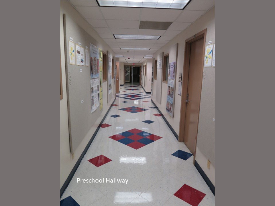 The main preschool hallway of the program.