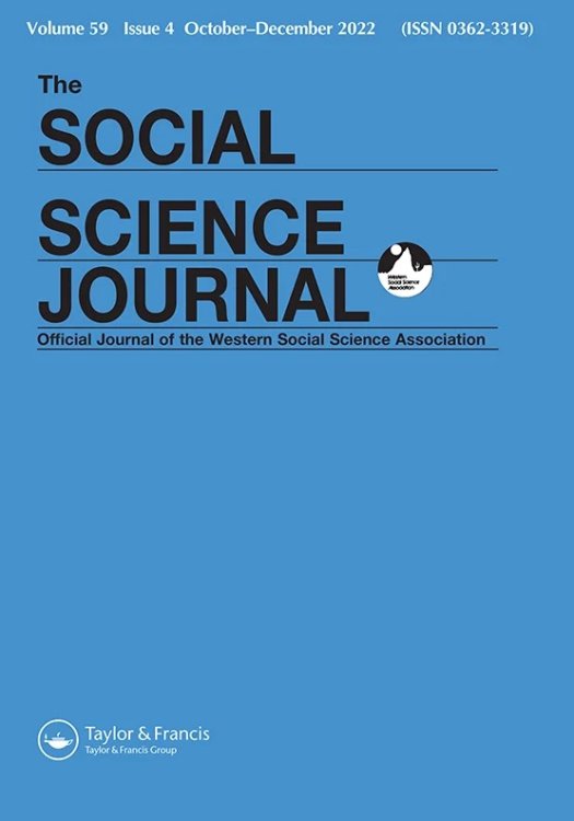 social science journal cover