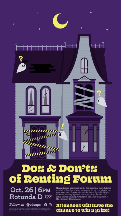 University Program Council Dos and Don'ts of Renting Forum poster