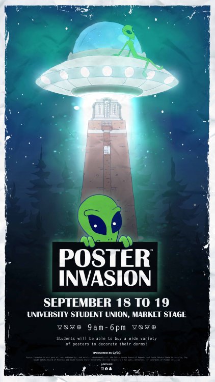 Poster Invasion Digital Advertisement