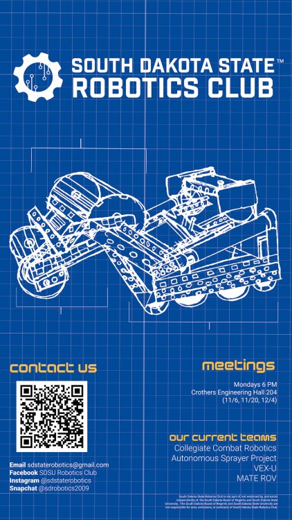 SDSU Robotics Club poster