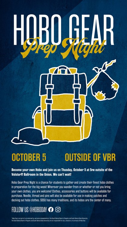 Hobo Gear Prep Night poster