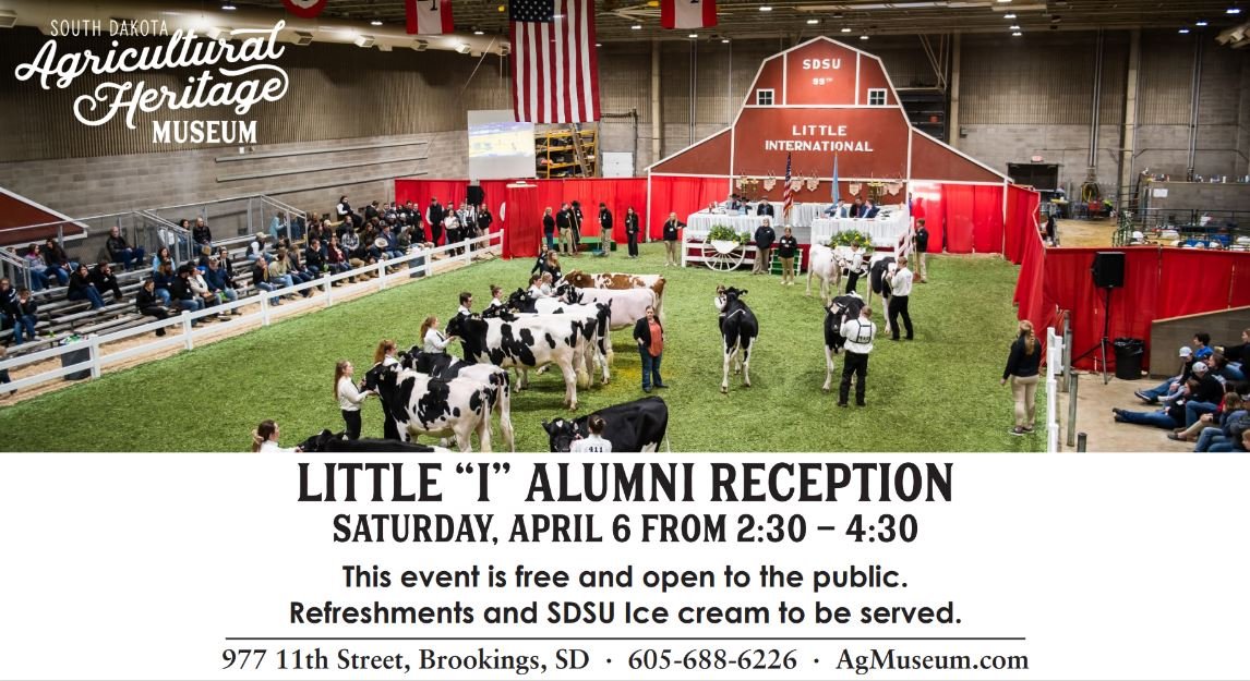 Little "I" Alumni Reception - April 6 from 2:30-4:30 PM.  Free and open to the public.  Refreshments served.