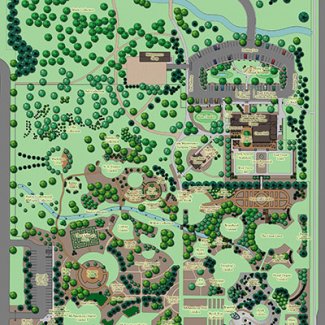Formal Gardens wayfinding map