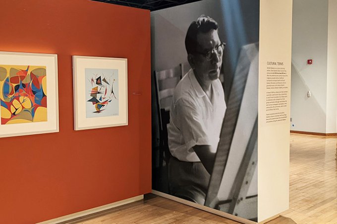 "Dakota Modern: The Art of Oscar Howe" exhibit at the South Dakota Art Museum