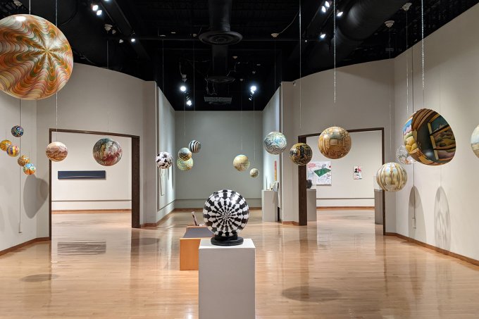 The “Termespheres: Without Beginning or End” exhibition is on display at the South Dakota Art Museum.
