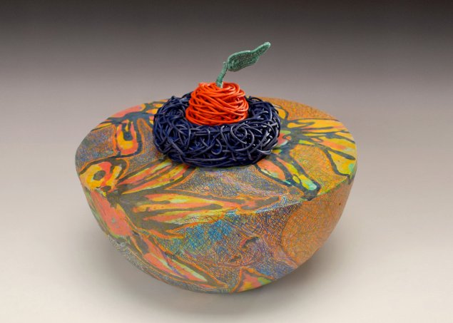 Jo Stealey, Fruitful, sculptural basket
