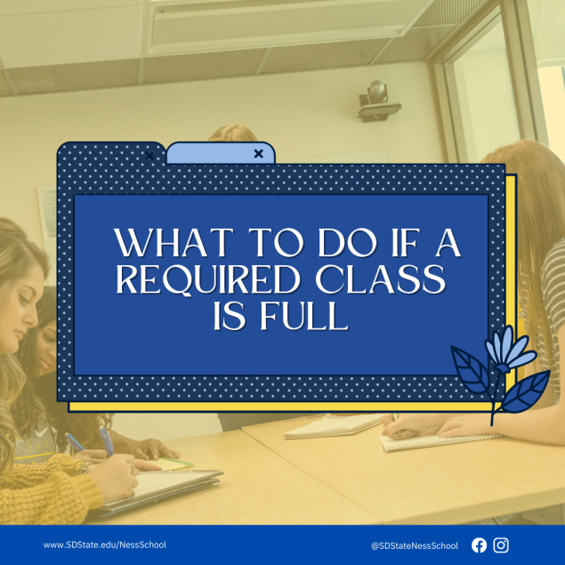 What to do if a Required Class is Full