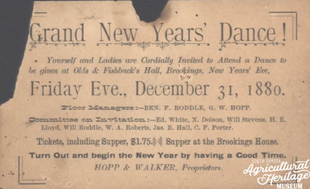 New Years eve party invite