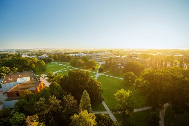 Campus from the the top of campanile