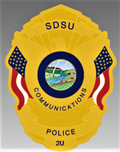 SDSU Communications badge