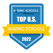 Nursing Schools Almanac rankings badge 2022