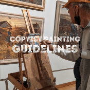 South Dakota Art Museum Copyist Guidelines - artist painting
