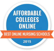 Affordable Colleges Online Best Online Nursing School 2015 Badge
