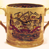 Farmer’s Arms Cider Mug, ca. 1820s-1850s