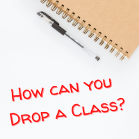 How can you drop a class?