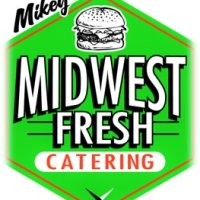 Midwest Fresh logo with burger graphic