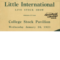 Poster advertising the first Little I