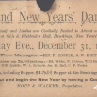 New Years eve party invite