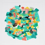 Diana Behl, colorful abstract print