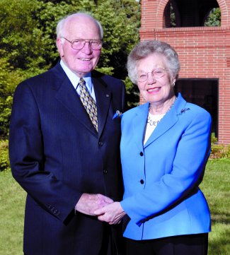 "Photo of Dr. Sherwood and Elizabeth Berg"
