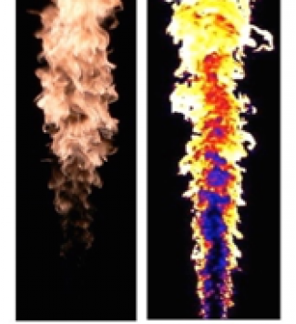 Simulation of an ethylene/air diffusion flame with soot and radiation [1]