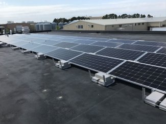Solar panels on Facilities and Services