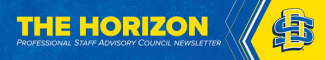 Banner logo for the Professional Staff Advisory Council Newsletter - The Horizon
