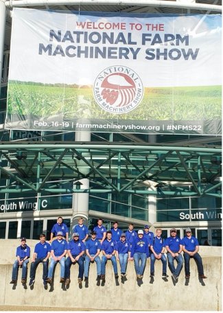 Students at National Farm Machinery Show 