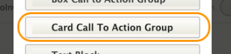 Card Call to Action Group button