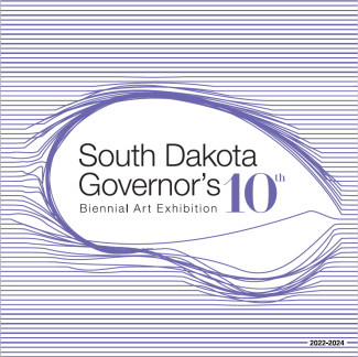 SD Governor's 10th Biennial Art Exhibition catalog cover - SDAM
