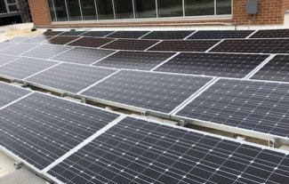 American Indian Student Center solar panels