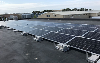 Facilities & Services solar panels.