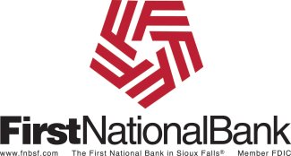 The logo for First National Bank in Sioux Falls