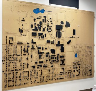 A new campus model was created by SDSU students in the School of Design.