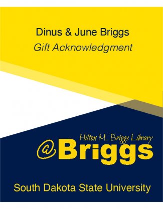 "Dinus and June Briggs Gift Acknowledgment"