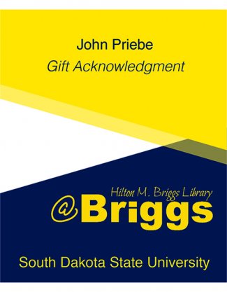 "John Priebe Gift Acknowledgment"