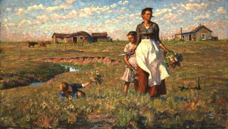 The Prairie is My Garden painting by Harvey Dunn