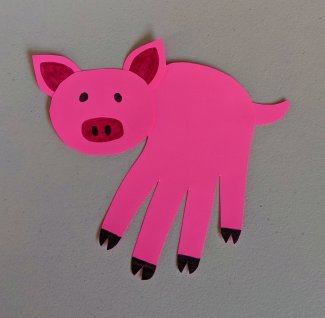 "Handprint Pig"